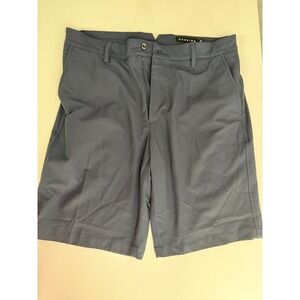 DUNNING Mens Navy Blue Golf Shorts Flat Front Stretch Performance Size 33